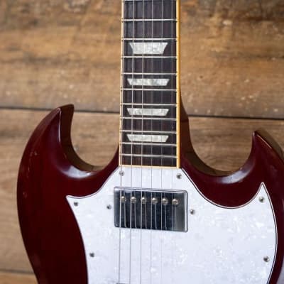 Gibson SG Standard in Heritage Cherry w/Hardshell Case - 1998 Model Pearl Pickguard image 4