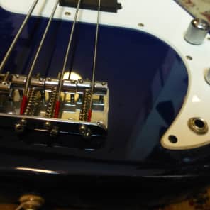 Fender Squier P Bass  Midnight Blue image 2