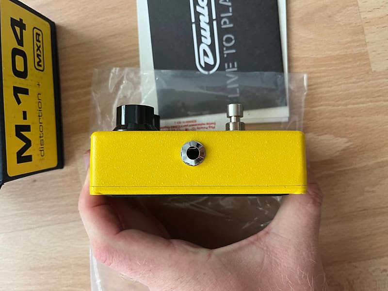 MXR M104 Distortion + 1995 - Present - Yellow | Reverb