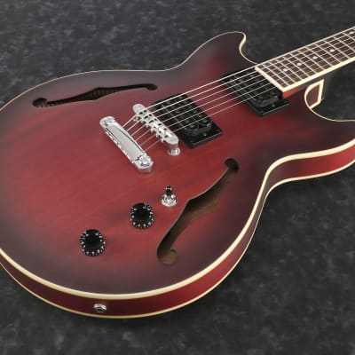 Ibanez AM53-SRF Artcore Hollowbody Guitar 6 String Sunset Red Flat, Limited Edition! for sale