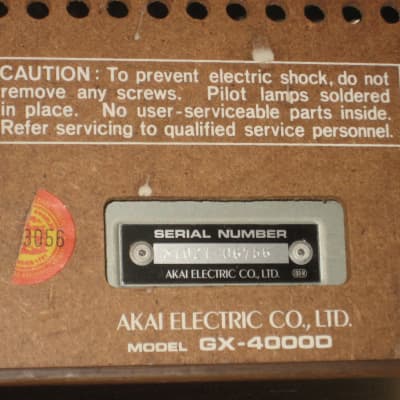 Akai GX-4000D Pro Serviced Open Reel Tape Deck X'Tal Ferrite Heads Vintage  MIJ