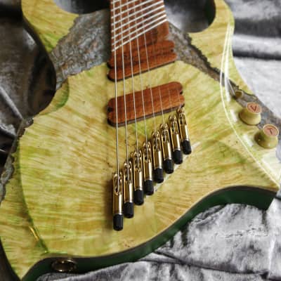 GB Liuteria Boutique guitar Sephiroth 8 string fanned image 12