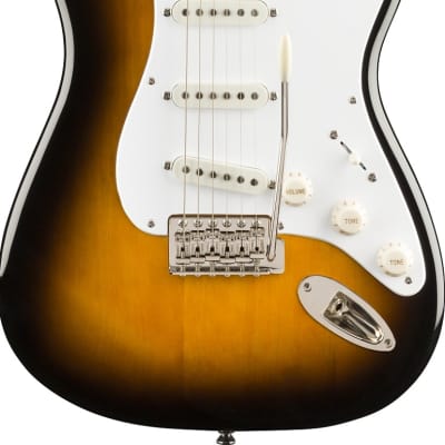 Squier Classic Vibe '50s Stratocaster Electric Guitar Maple FB, 2-Color Sunburst image 1
