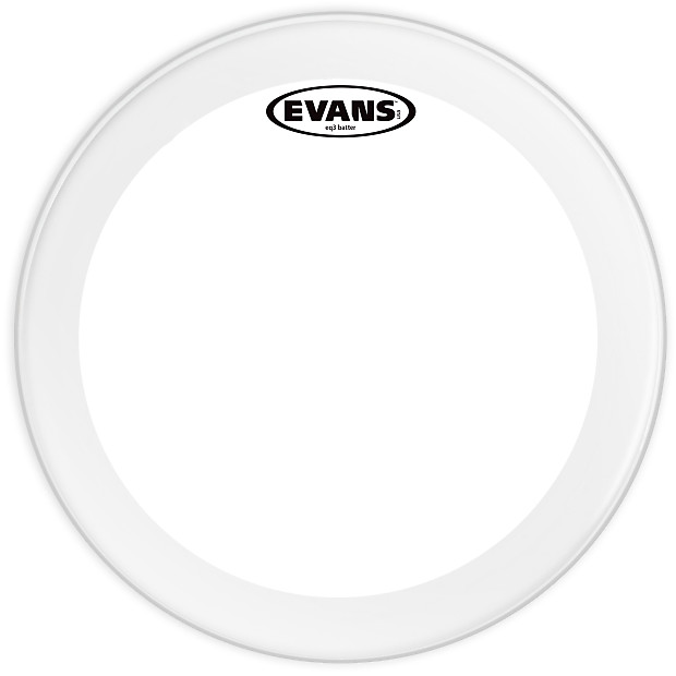 Evans 20" EQ3 Clear Clear image 1