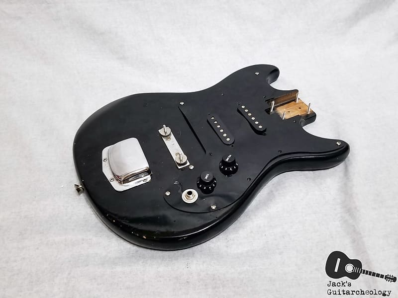 Harmony H-804 Electric Guitar Body Project (P/R, Black) | Reverb Harmony H-804 Electric Guitar Body Project (P/R, Black) | Reverb