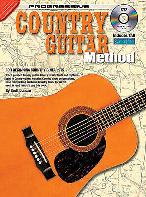 Country Guitar Method Progressive Music Book CD Chords Licks Picking TAB - G7 X- image 1