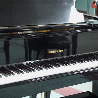 Schafer & Sons 5'1" SS-51 Grand Piano | Polished Ebony | SN: 8704535 image 4