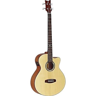 Ortega Guitars D538-4 Deep Series 5 Medium Scale Acoustic Bass Guitar w/ Video Link image 1