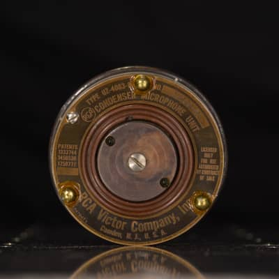 1920s RCA UZ-4083-B (4-A-1) Condenser Mic Capsule S/N:15289-RO - MINT&WORKING! image 3