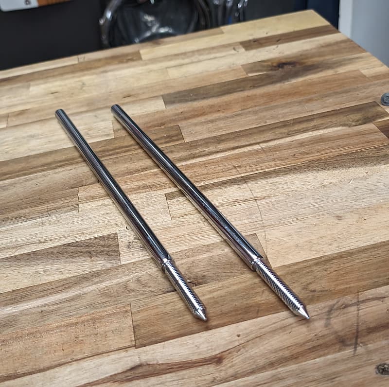 Tama Vintage bass drum spurs NOS Chrome Reverb