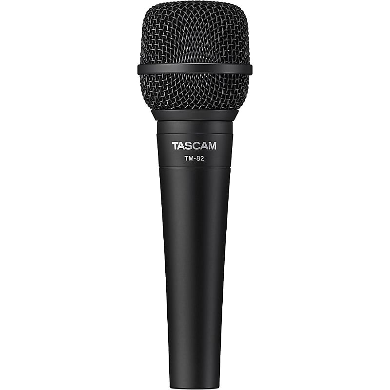 TASCAM TM82 Dynamic Microphone for Recording Vocals and Reverb