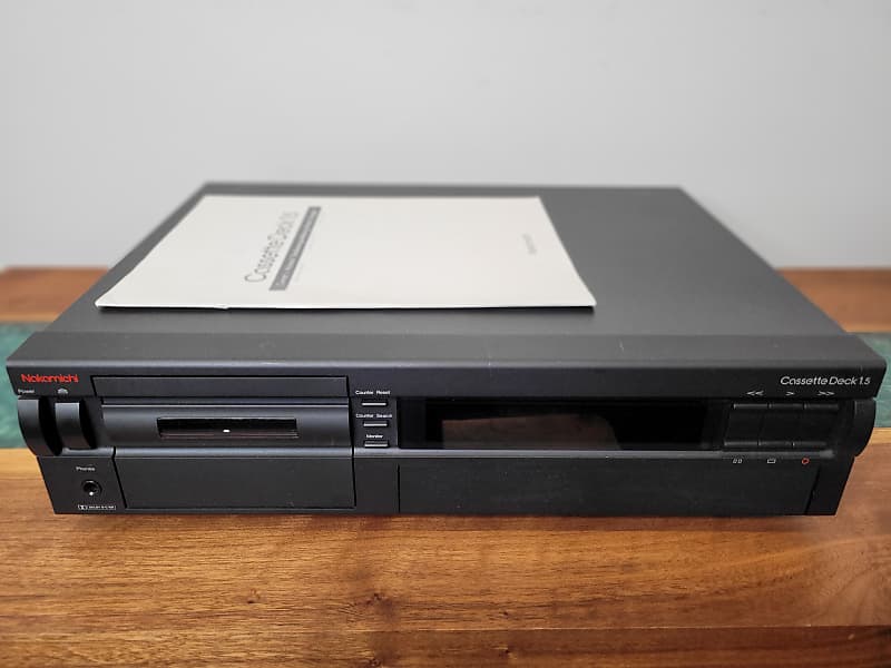 NAKAMICHI CASSETTE DECK 1.5 3 HEAD SYSTEM HIGH END RARE MINT  			