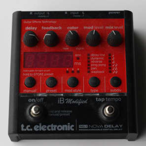 iB Mod ディレイND-1 NOVA DELAY tc electronic Amazon.com: TC Electronic ND-1 Nova Delay Guitar Pedal
