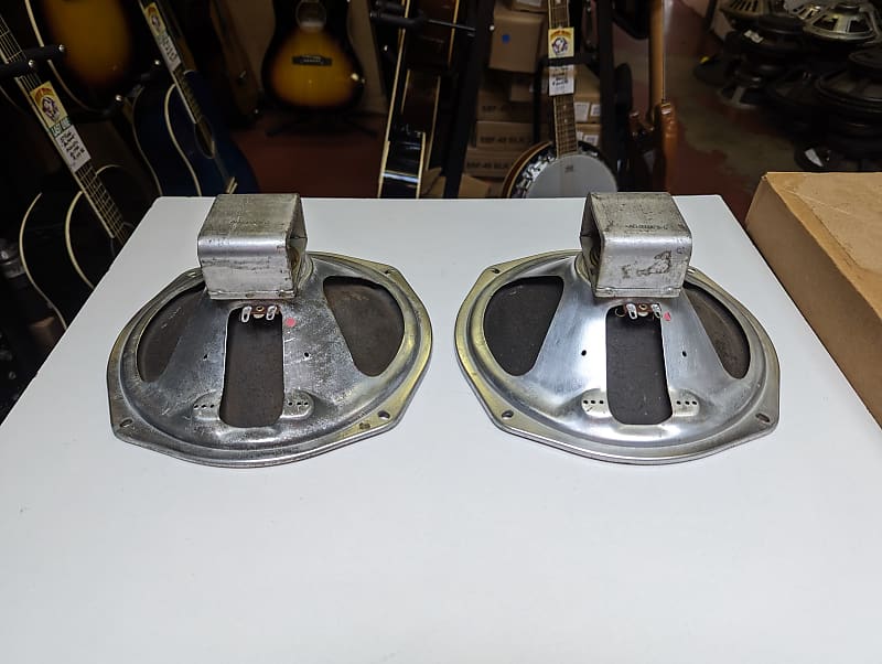 Matched Pair! 1960s Jensen Style Alnico Magnet 10" General Purpose Speakers - Look Really Good - Sound Excellent! image 1