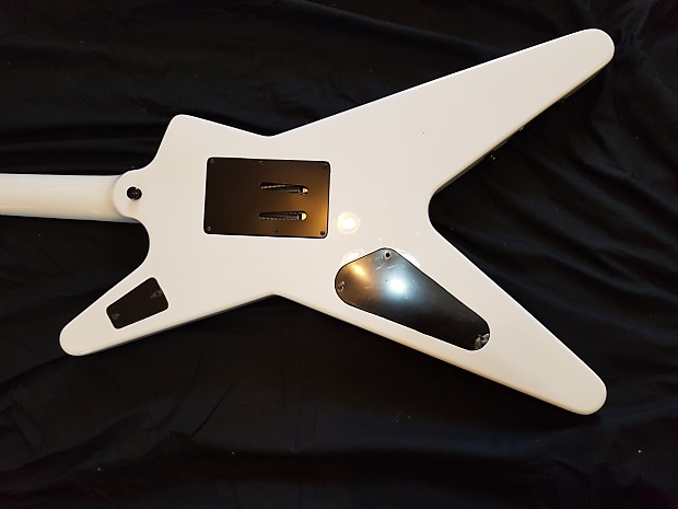 Dean MKH Signature Model 2008 White And Red Japanese Rising Dean MKH Signature Model 2008 White And Red Japanese Rising