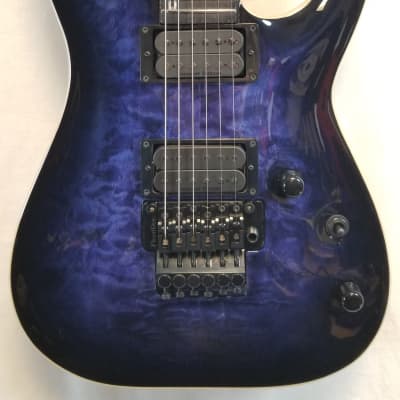 ESP E-II Horizon FR QM RDB Quilted Maple Top Electric Guitar, Floyd Rose, Reindeer Blue, W/Case 2023 image 1