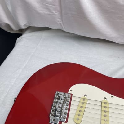 Squier Stratocaster by Fender - MIK Made in Korea 1990s - Torino Red / Maple neck image 3