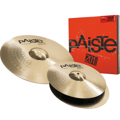 Paiste 201 Bronze Essential Set 14 / 18" Cymbal Pack 2005 - 2011