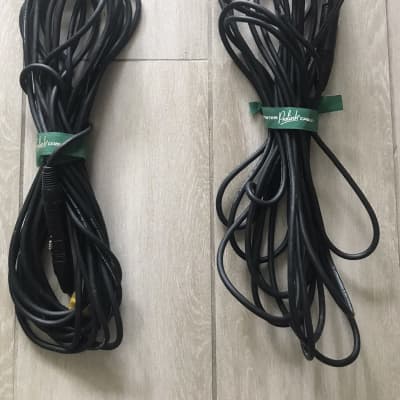 PAIR of 30 foot Monster  Prolink Standard 100 XLR cables for mics or studio monitors image 1