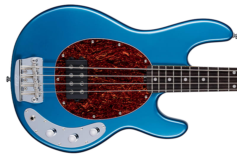 Sterling Music Man StingRay Ray24CA Toluca Lake Blue Electric Bass "Sonic" image 1