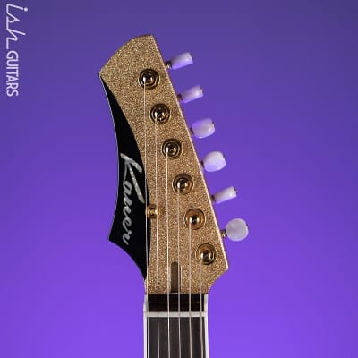 Kauer Electroliner Left-Handed Custom Guitar Sahara Gold Flake image 6