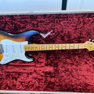Fender Custom Shop Namm 2019 LTD - 1955 Relic Stratocaster - 2 Tone Sunburst - (Mint!) (Pre-owned) image 1
