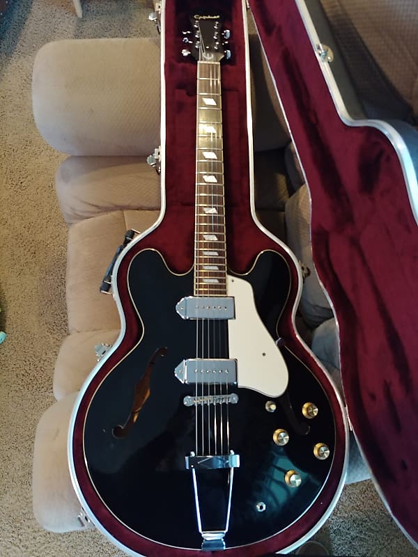 2003 Black Epiphone Casino EB MIK Korea Peerless Hollowbody HSC