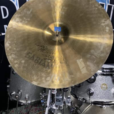 Russ McKinnon's Joe Cocker 1999-2000 World Tour Sabian 22" Heavy Ride Cymbal. Signed! 4208g image 18
