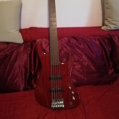Framus Soulman 2001 ( Rare Warwick Made in Germany) Transparent red image 1