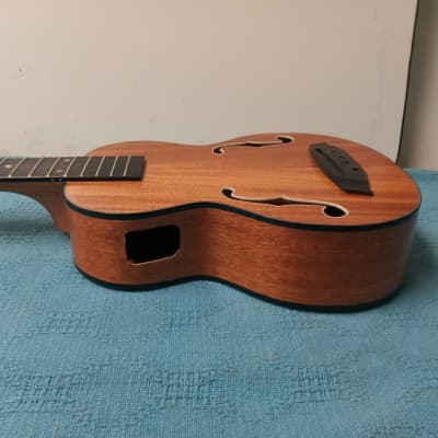 Hadean Acoustic Electric Bass Ukulele UKB-23 FH Body For Project No Hardware (A) image 9