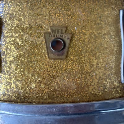 Ludwig Super Classic WFL - 1955/1959 - 14" x 5" - Gold Sparkle - NOB image 17