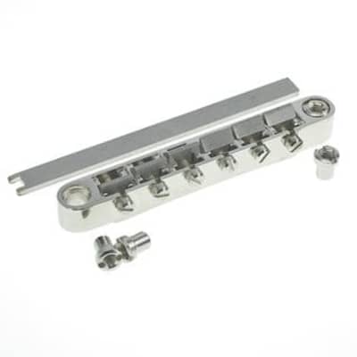 Faber ABRl ABR style Bridge - fits all model guitars - aged nickel image 7