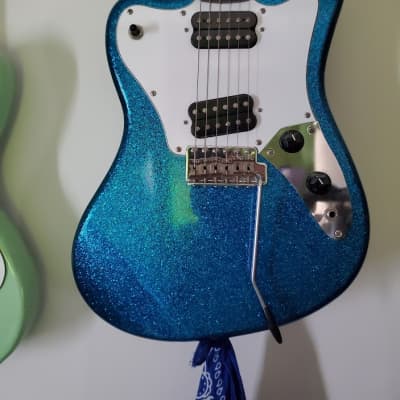 最終特価レアカラー Squier Super Sonic ICE BLUE スクワイヤー スーパーソニック アイスブルー 試奏程度 フェンダー