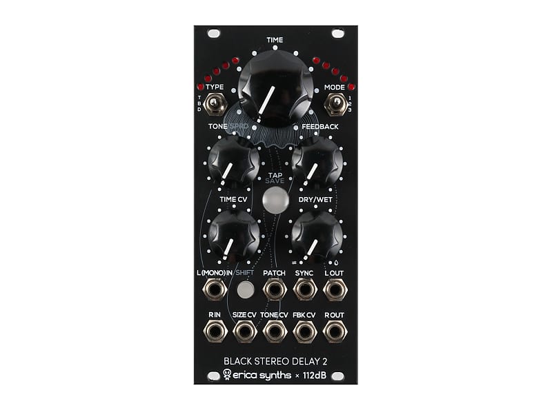 Erica Synths Black Stereo Delay