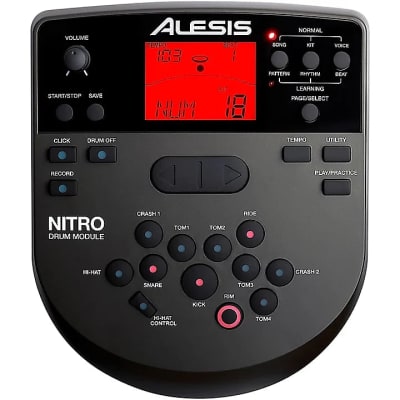 Alesis Nitro Mesh Special Edition RED 8 Piece Electronic DrumSet Red image 7