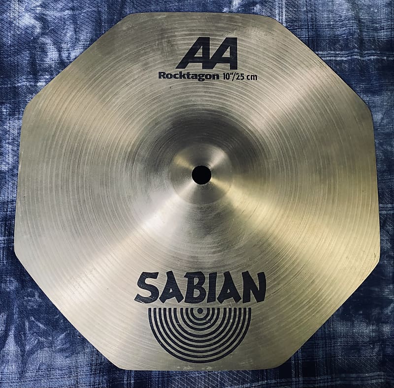 Sabian 10” AA Rocktagon Splash Natural Finish - Authorized Dealer