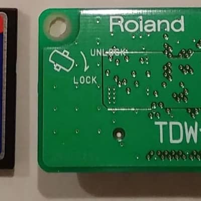 Roland TDW-20 Expansion TDW20 TD-20 Expanded Drum Module Brain V Drum Card w/ Extras