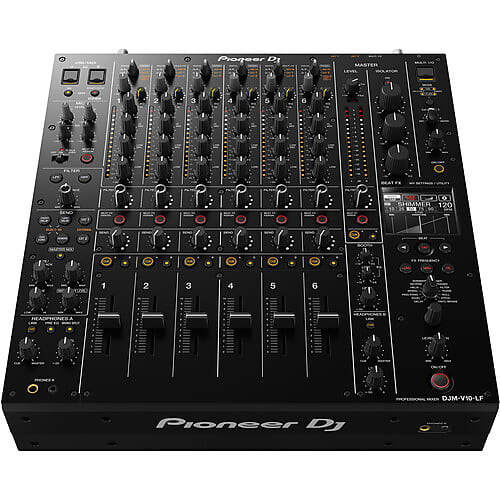 Pioneer DJ DJM-V10-LF 6-Channel Professional DJ Mixer (Black) image 1