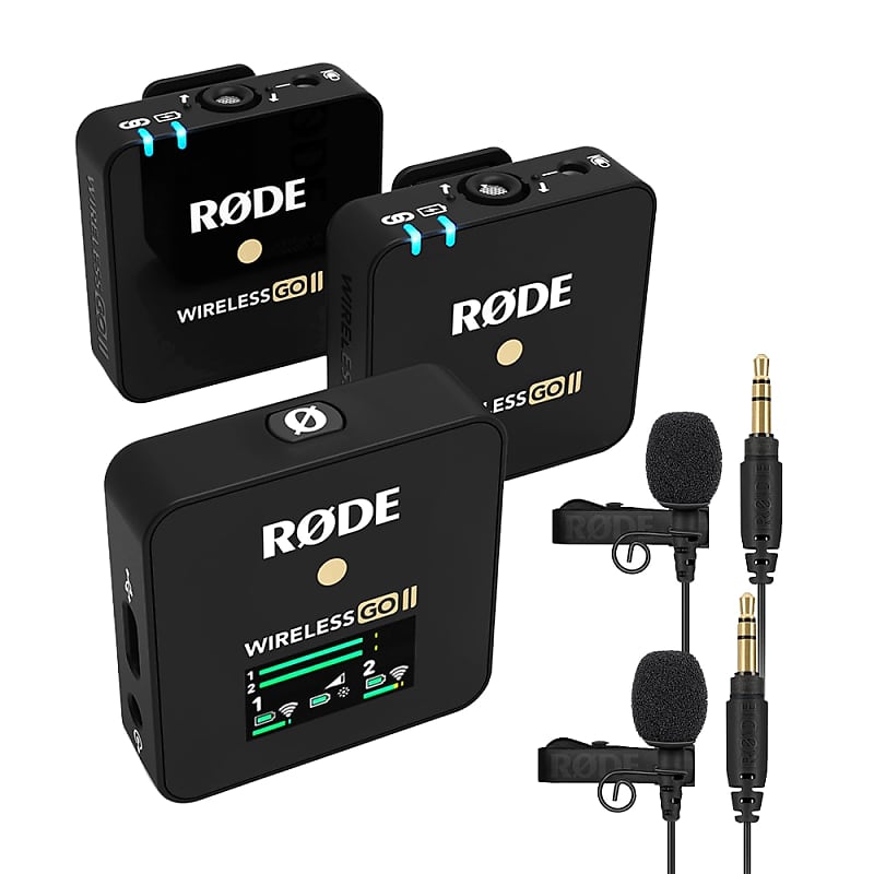 RODE Wireless GO II + Lavalier GO Wireless Microphone System | Reverb