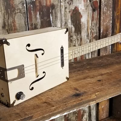 The "Tupelo Tenor" 3-String Acoustic/Electric DIY Box Guitar Kit image 1