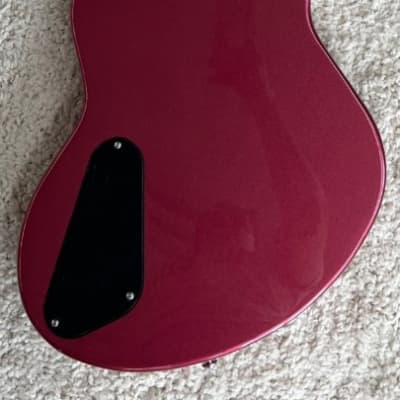 D'Angelico Premier Bedford SH Semi Hollow Electric Guitar, Oxblood w/Gig Bag image 2