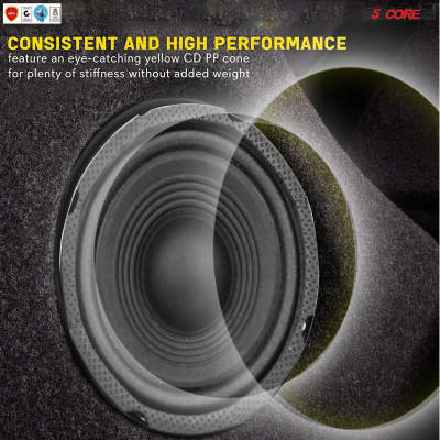 5Core Car Speaker Coaxial Way 5" 200 Watts PMPO Speakers for Car Audio CS-05 MR image 7