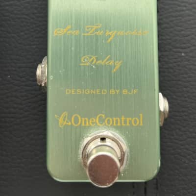 Reverb.com listing, price, conditions, and images for one-control-sea-turquoise-delay