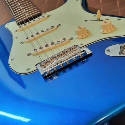 Vintage V6 ReIssued Electric Guitar ~ Candy Apple Blue image 6
