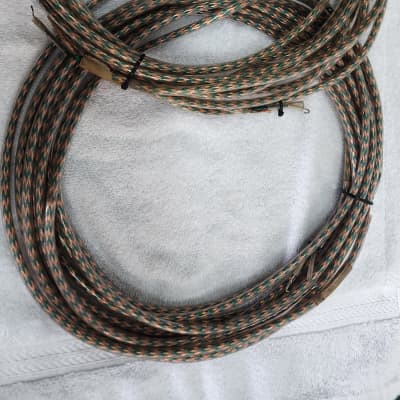 POLK/Monitor Vintage Cobra Cables LITZ  Cooper & Green (Round Speaker cables) image 8