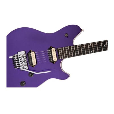 EVH Wolfgang Special 6-String Electric Guitar with Ebony Fingerboard, Basswood Body, and Maple Neck (Right-Handed, Deep Purple Metallic) image 8