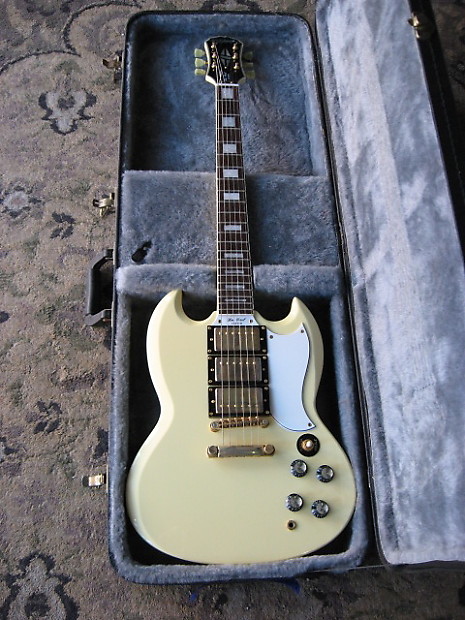 Epiphone SG Les Paul Custom 2001 Creme White | Reverb Epiphone SG Les Paul Custom 2001 Creme White | Reverb
