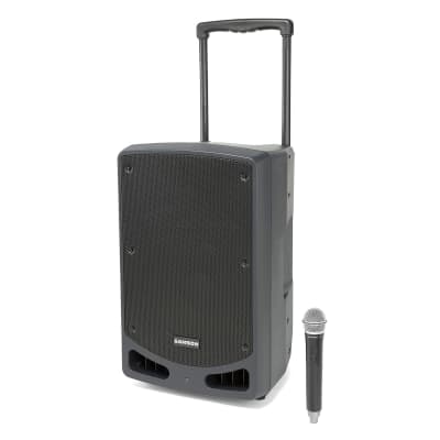 Samson Expedition XP312w Rechargeable PA Speaker w/ Handheld Wireless Mic D-Band image 2