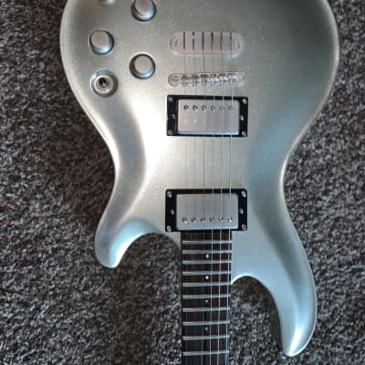 Dean Hardtail electric guitar  Silver sparkle image 8