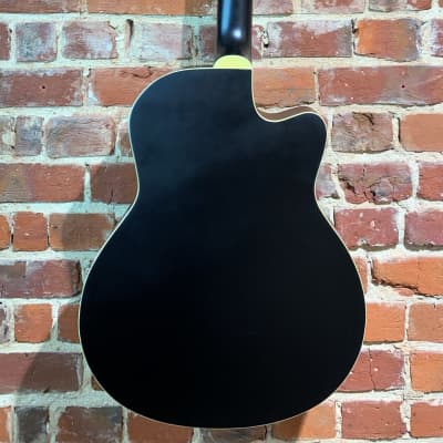 Ozark Resonator Guitar Left Handed Black (Inc Hard Case) image 6